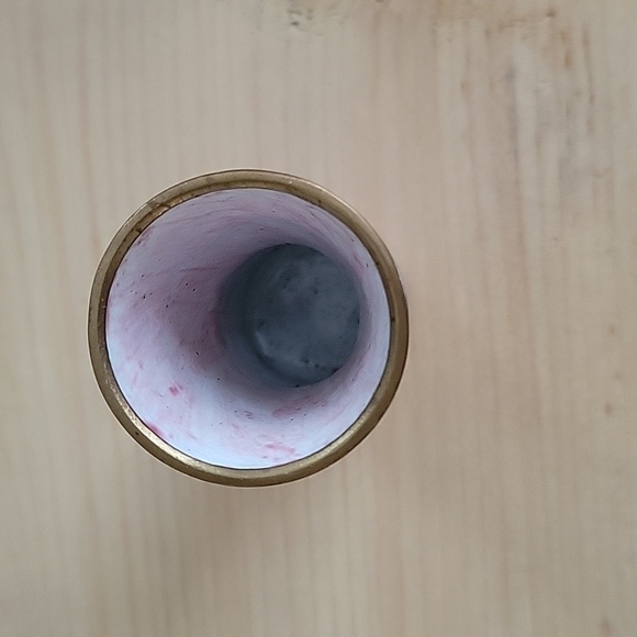 Cloisonne 1997 Small Teacup Design Vase - Picture 2 of 5